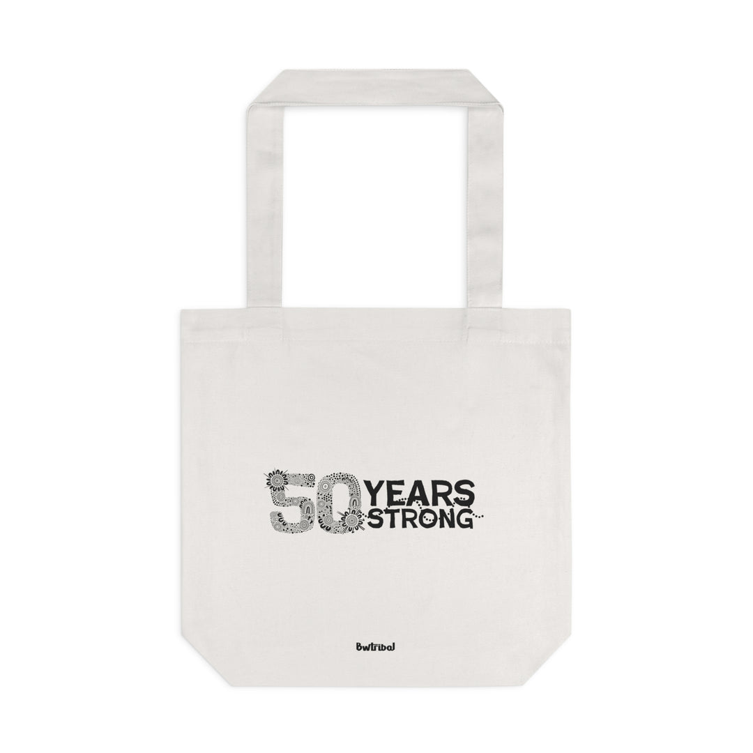 50 Years of Legacy (Mono) - NAIDOC 2025 Cotton Tote Bag