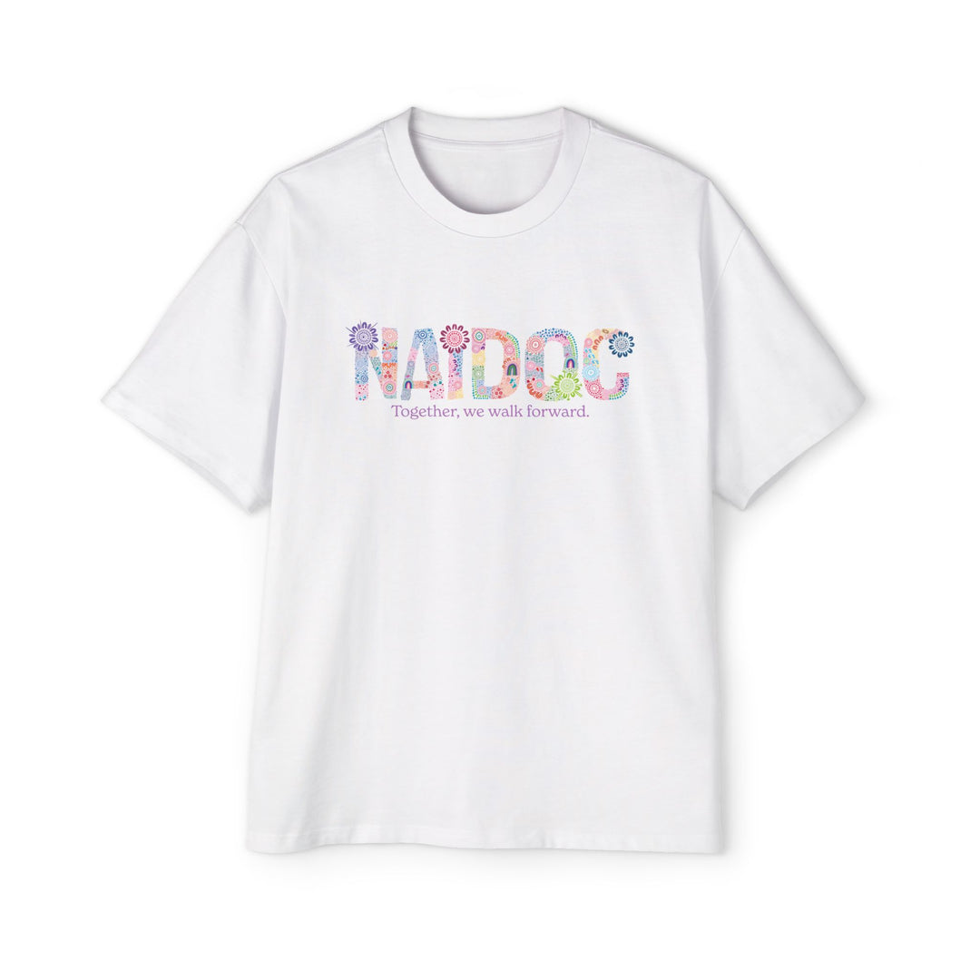 Together, We Walk Forward - NAIDOC 2025 Men's Oversized T-Shirt