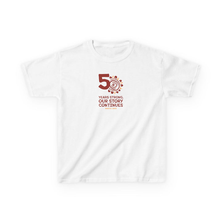 Our Story Continues - NAIDOC 2025  Kids' Cotton T-Shirt
