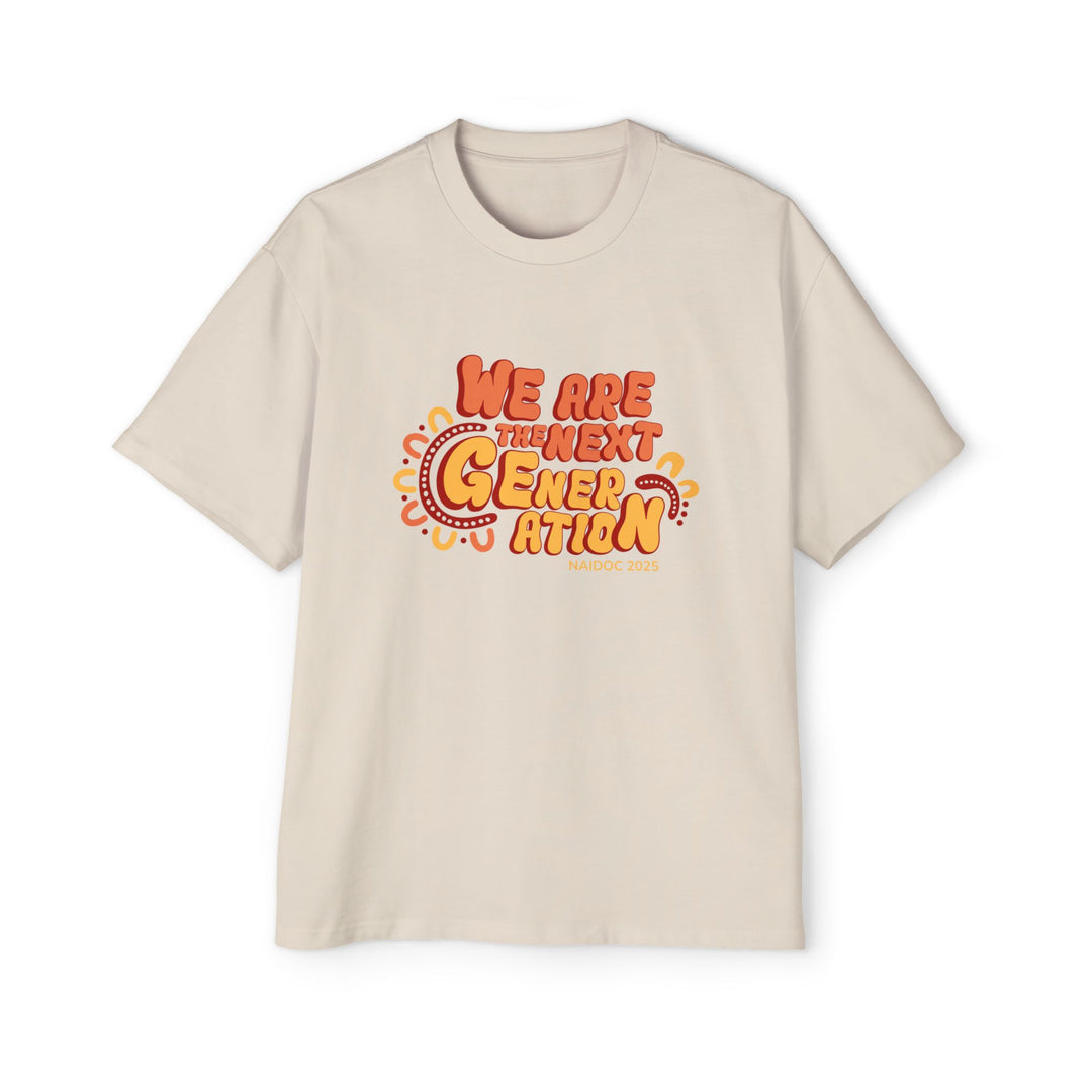 Vibrant Future (Earth Edition) - NAIDOC 2025 Men's Oversized T-Shirt