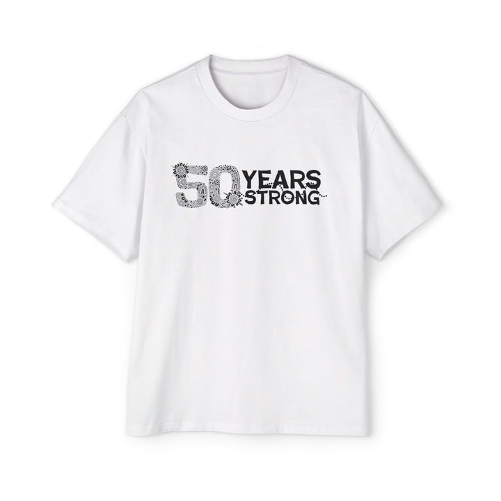 50 Years of Legacy (Mono) - NAIDOC 2025 Men's Oversized T-Shirt
