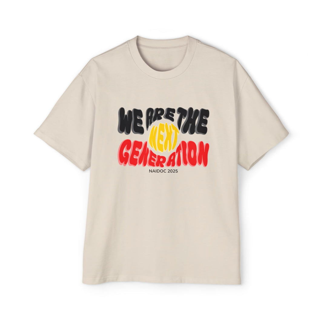 We Are The Next Generation - NAIDOC Men's Oversized T-Shirt