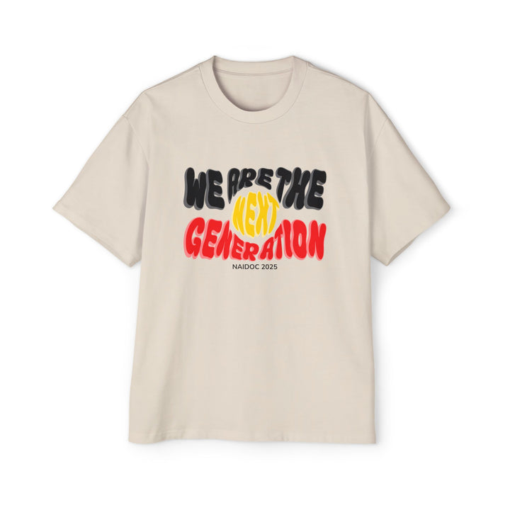 We Are The Next Generation - NAIDOC Men's Oversized T-Shirt