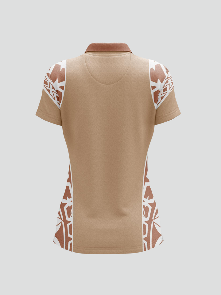 Keep The Fire Burning! Blak, Loud and Proud - UPF 50+ - NAIDOC 24 Women's Custom Polo