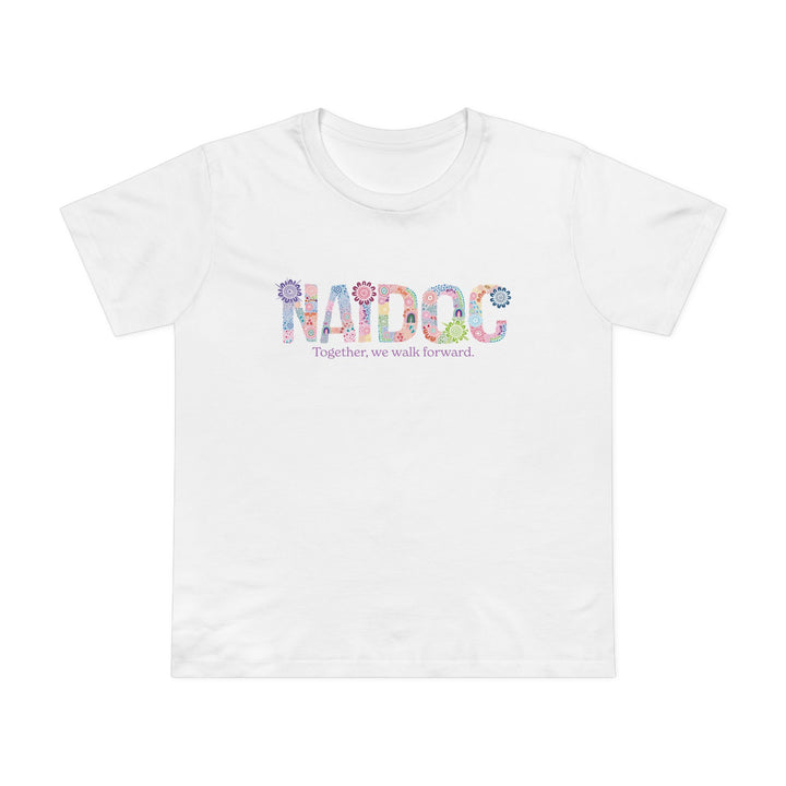 Together, We Walk Forward - NAIDOC 2025 Women’s T-Shirt