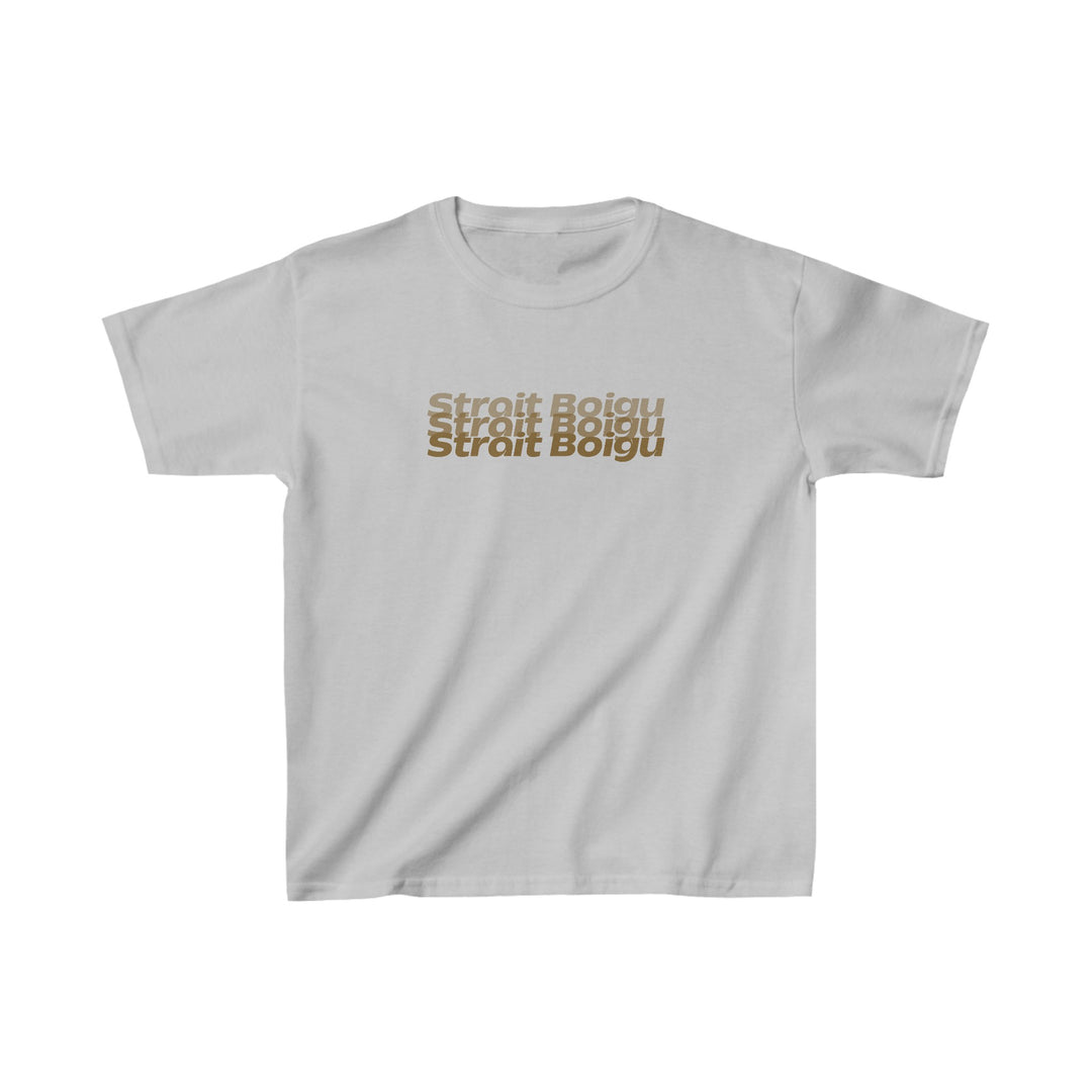 Strait Boigu -  Kids' Cotton T-Shirt