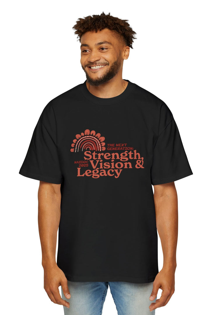 Strength, Vision & Legacy - NAIDOC 2025 Men's Oversized T-Shirt
