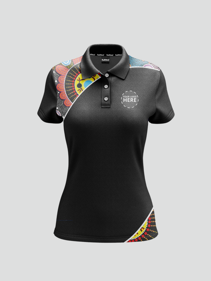 Kaala Danjoo (Fire Together) - UPF 50+ - NAIDOC 24 Women's Custom Polo
