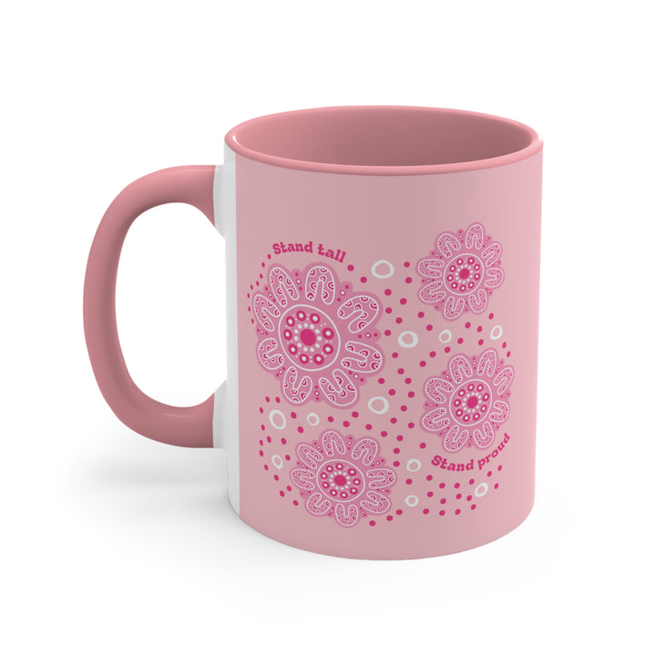 Stand Tall, Stand Proud - Colourful Accent Mug