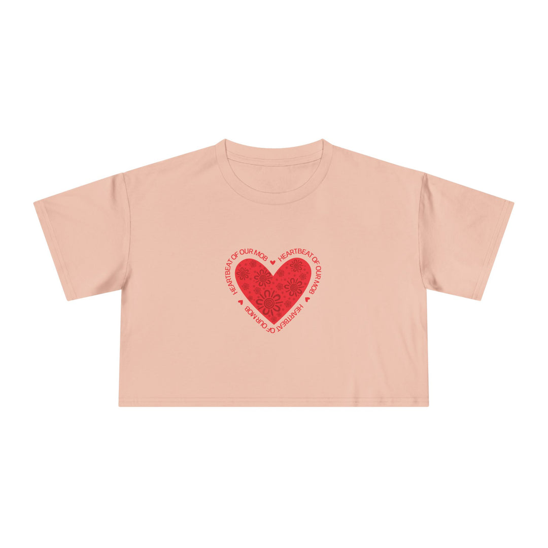 Strong Mum, Strong Mob - Women's Cropped T-Shirt