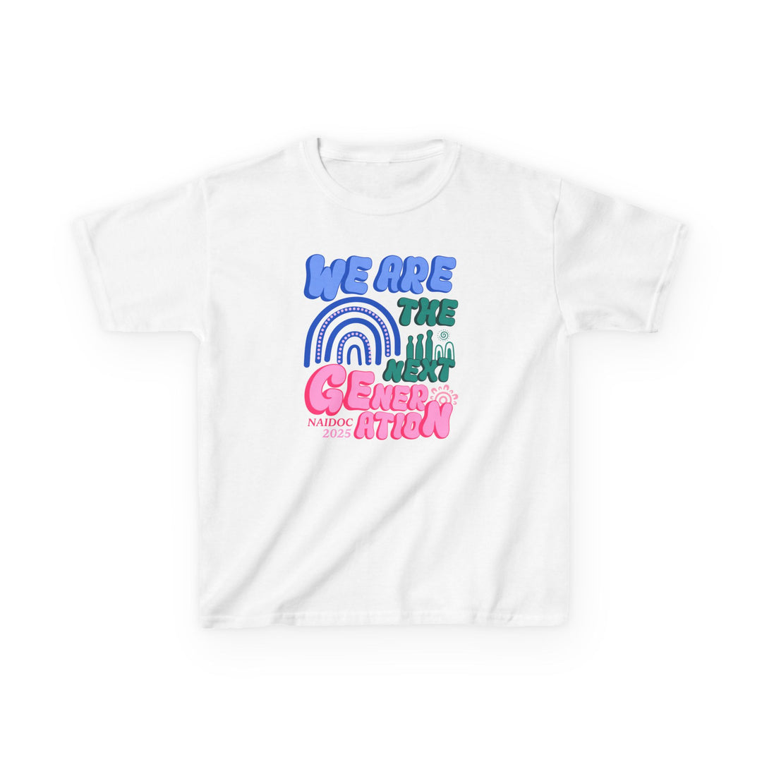 Next Mob Rising - NAIDOC 2025 Kids' Cotton T-Shirt