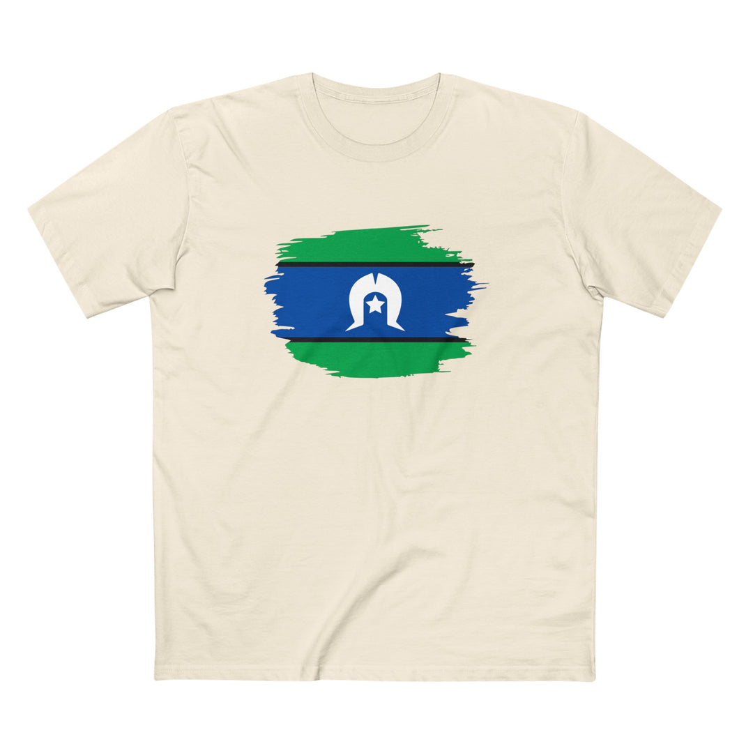 Brushstroke TSI Flag - Men's T-shirt