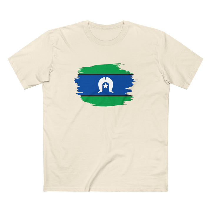 Brushstroke TSI Flag - Men's T-shirt