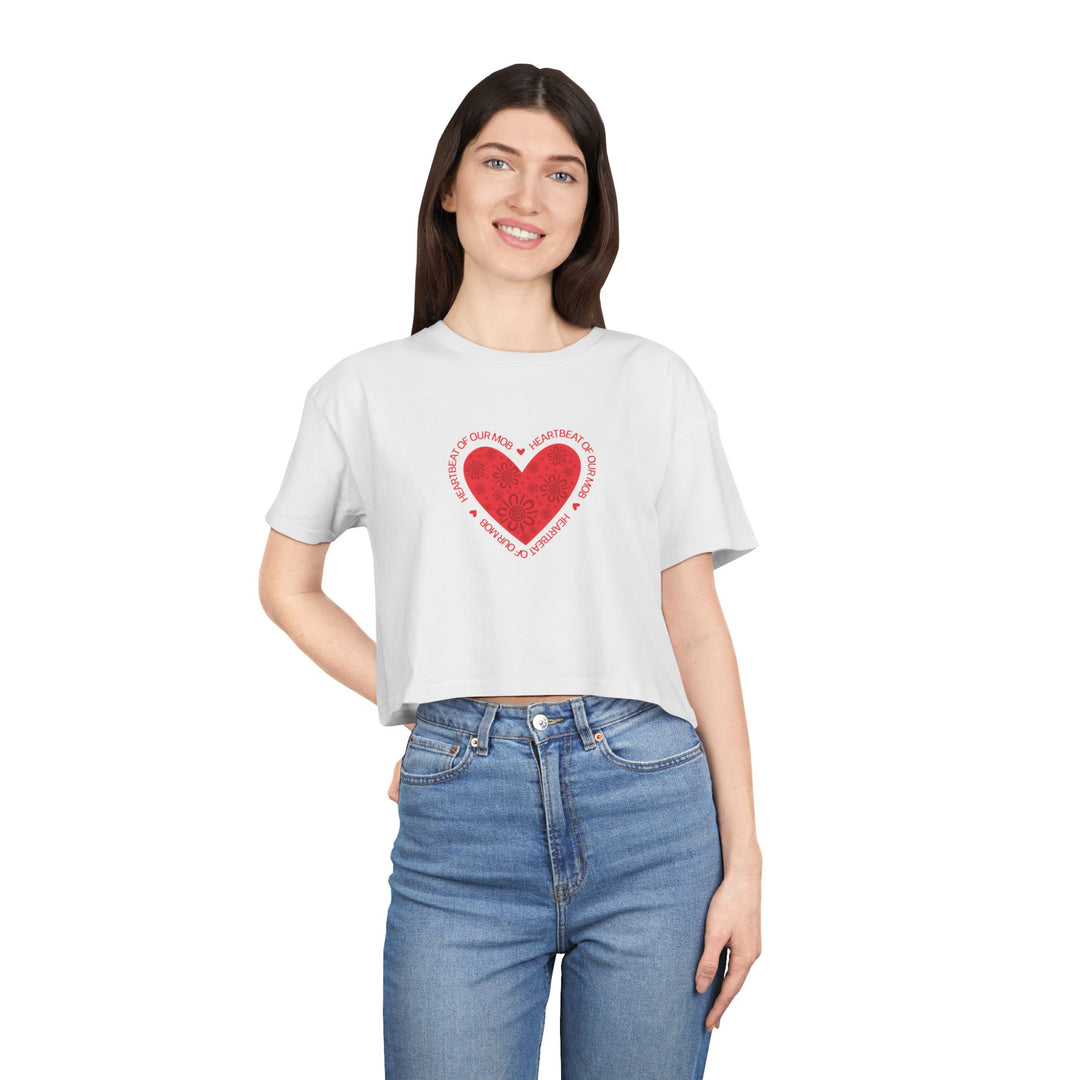 Strong Mum, Strong Mob - Women's Cropped T-Shirt