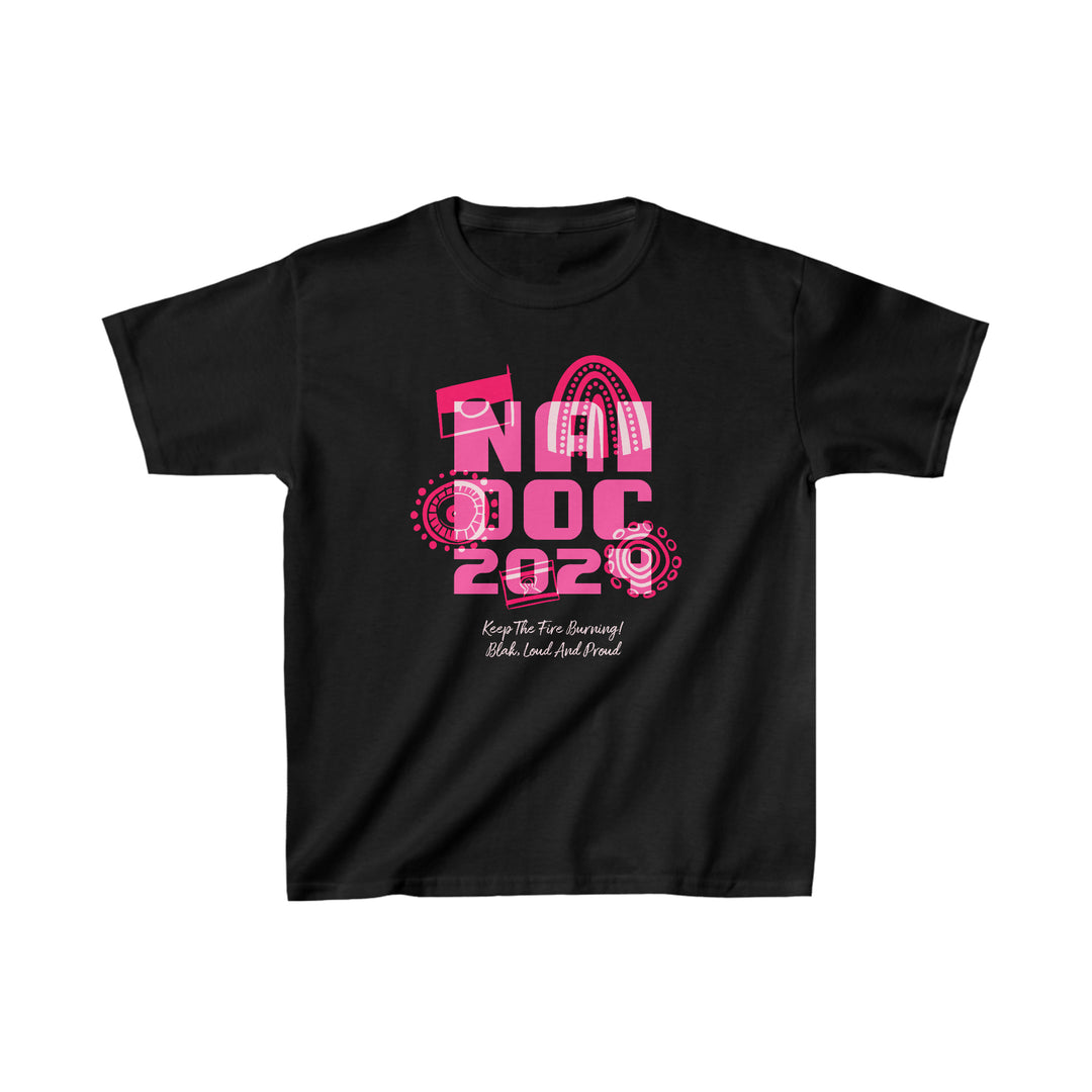 Our Fire Burns On! NAIDOC 2024 - Kid's Cotton Tee