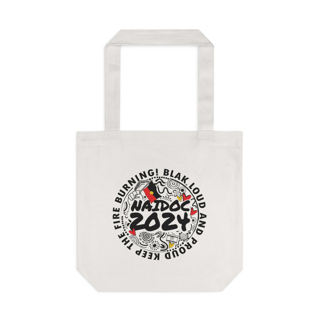 Blak, Loud and Proud NAIDOC 2024 Cotton Tote Bag