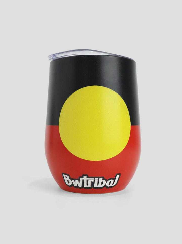 Aboriginal Flag Australia - Double Walled Steel Vacuum Mug