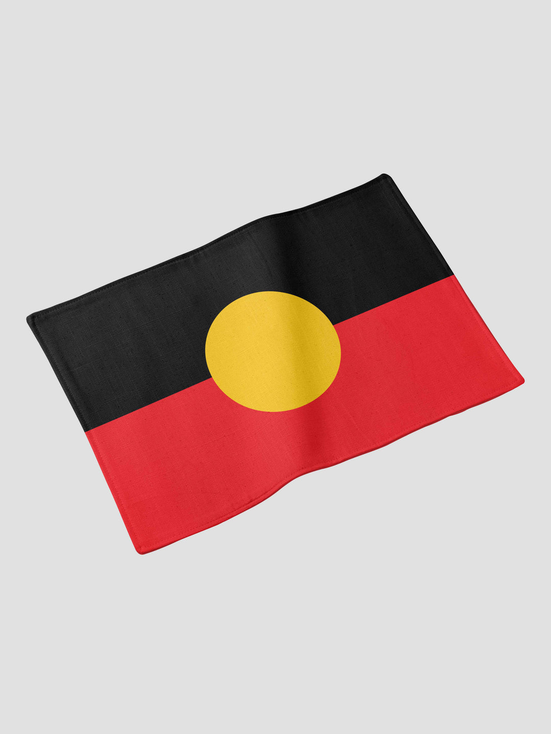 Aboriginal Flag - Linen Blend Placemats (6 Pack)