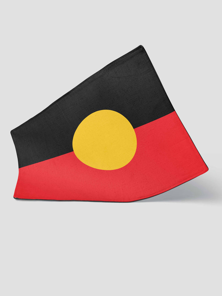 Aboriginal Flag - Linen Blend Placemats (6 Pack)