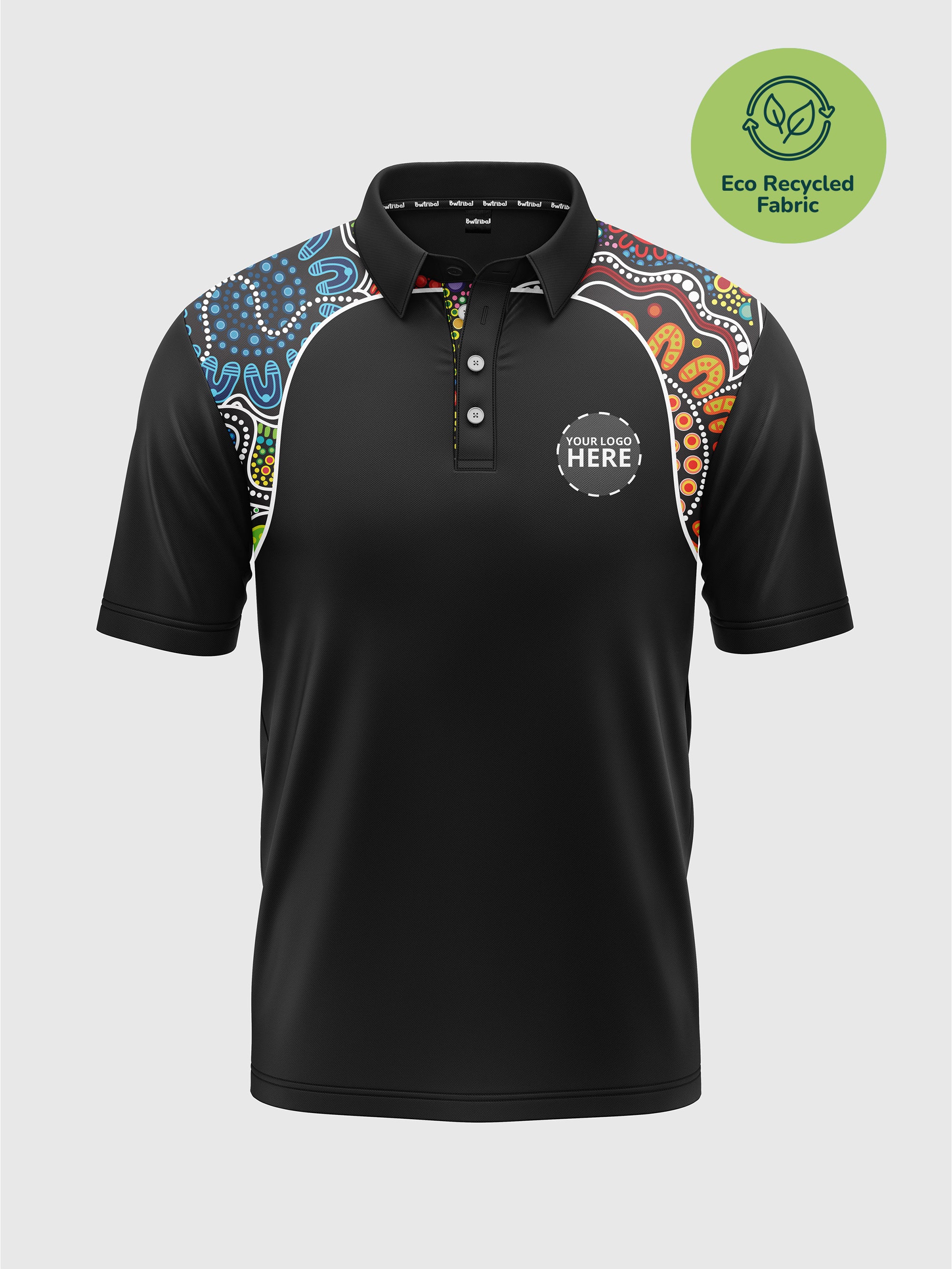 Built On Strong Shoulders NAIDOC 2026 Women's Fitted Polo Shirt