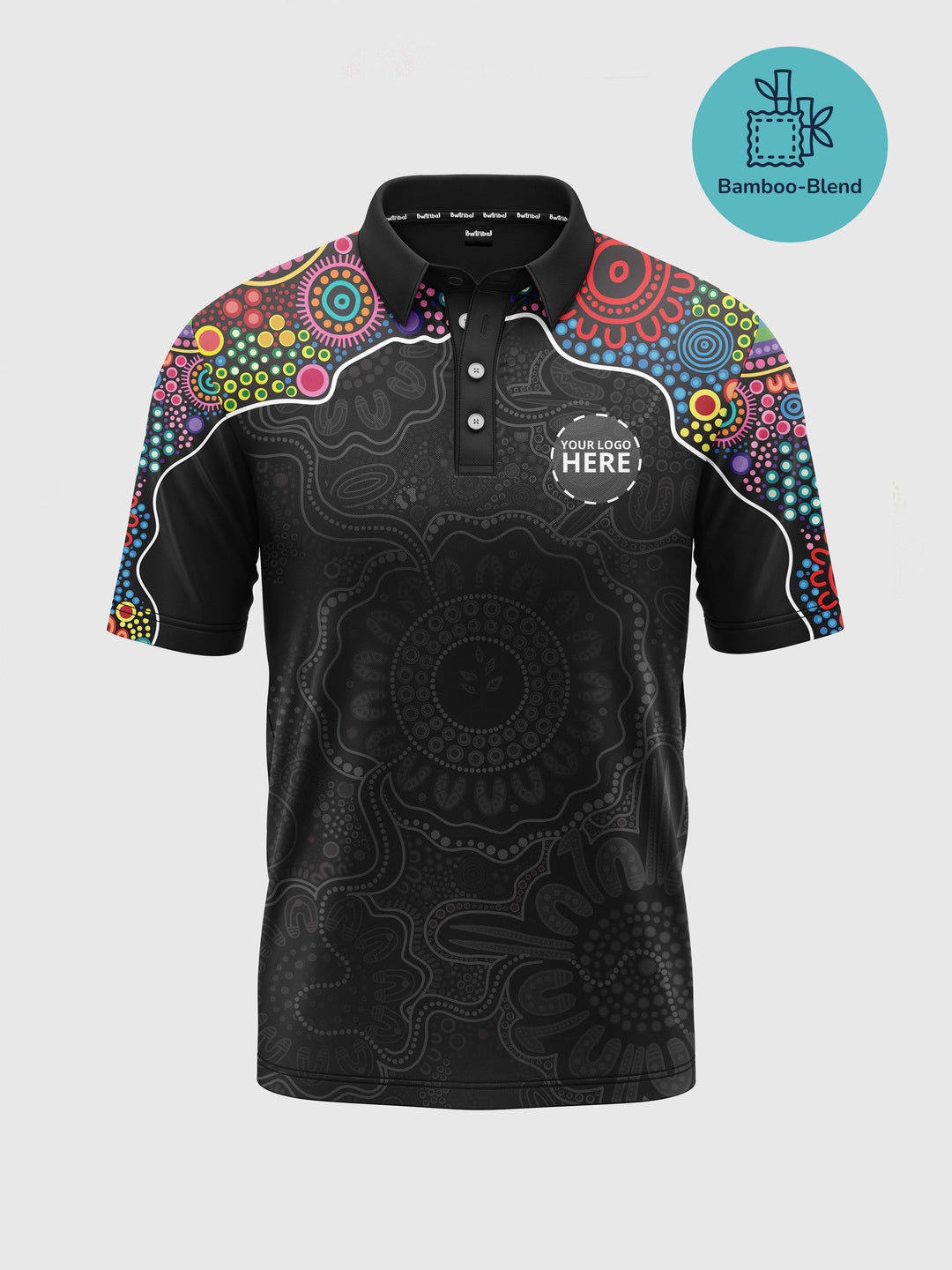The Next Generation - Signature Bamboo - NAIDOC 25 Men's Custom Polo