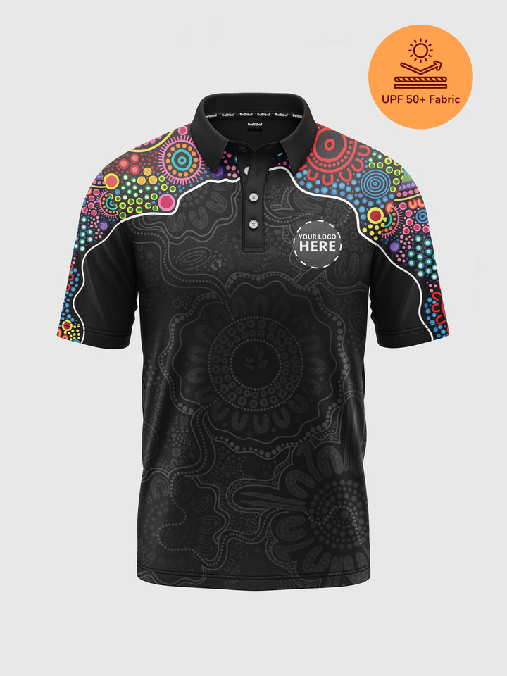 The Next Generation - Signature UPF 50+ - NAIDOC 25 Men's Custom Polo
