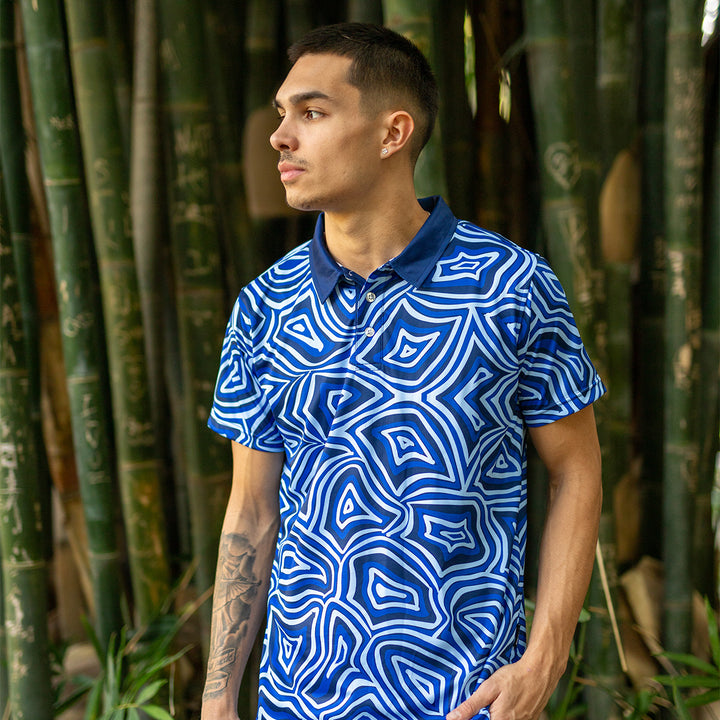 Blue Oyster - Men's Polo
