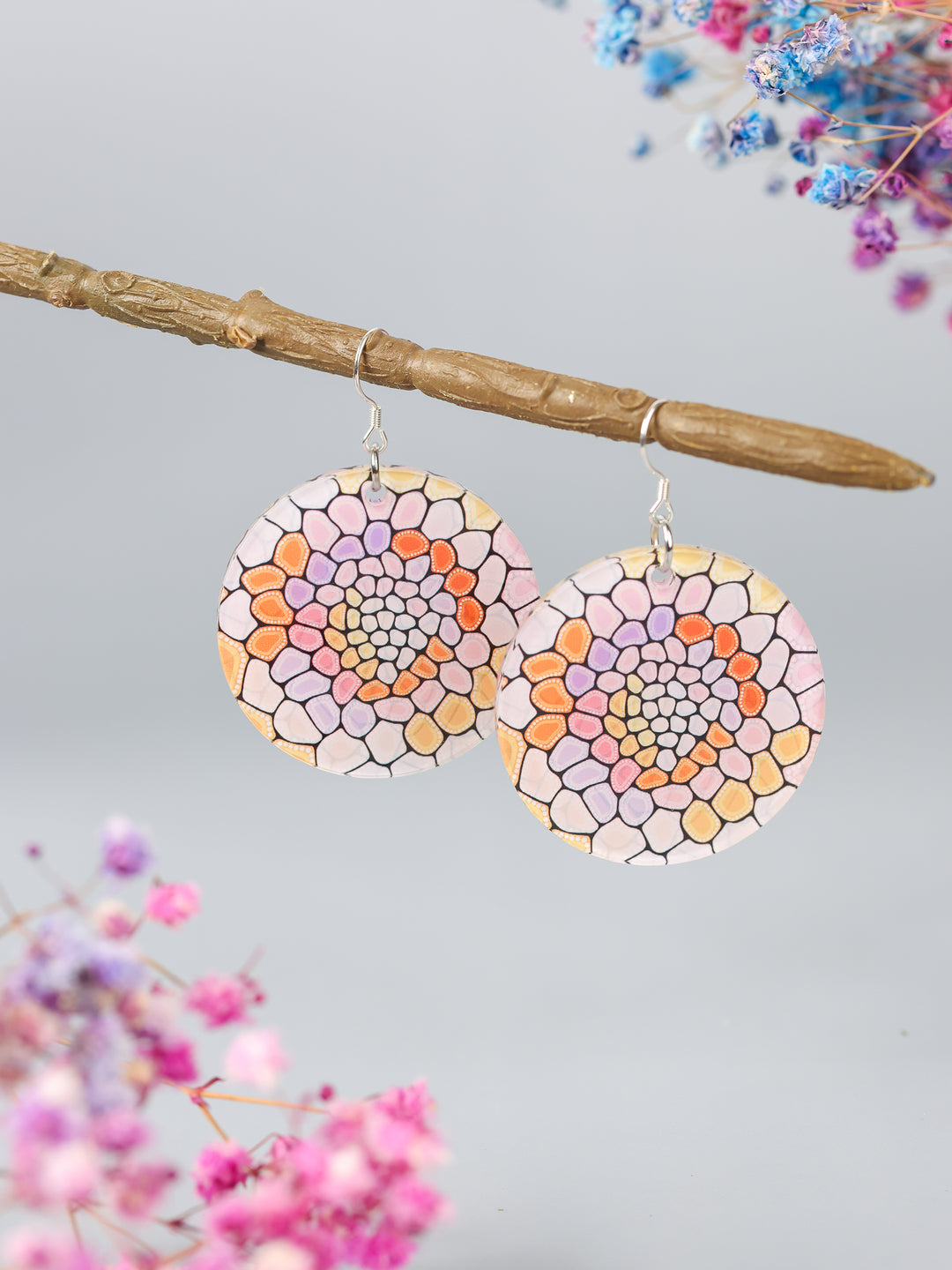 Burrul-gi-gi Wuuri - Round Earrings