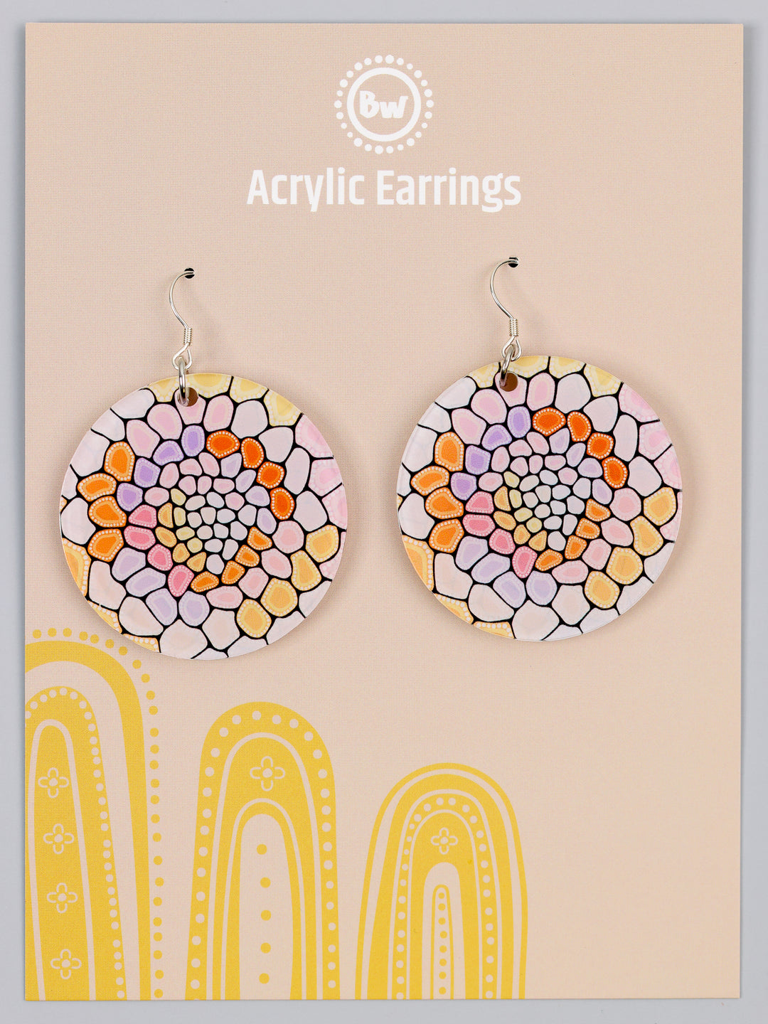 Burrul-gi-gi Wuuri - Round Earrings