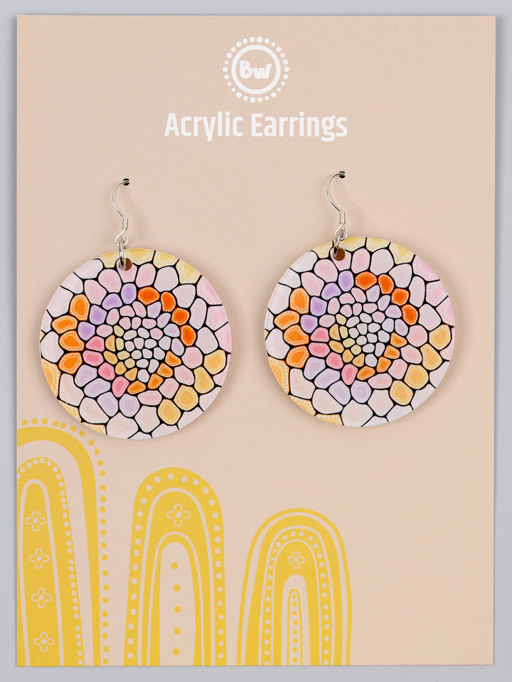 Burrul-gi-gi Wuuri - Round Earrings