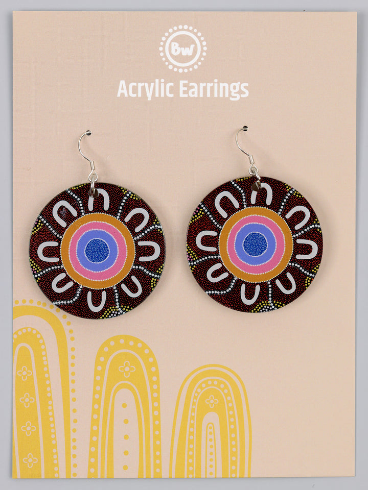 Family Journey - Round Earrings