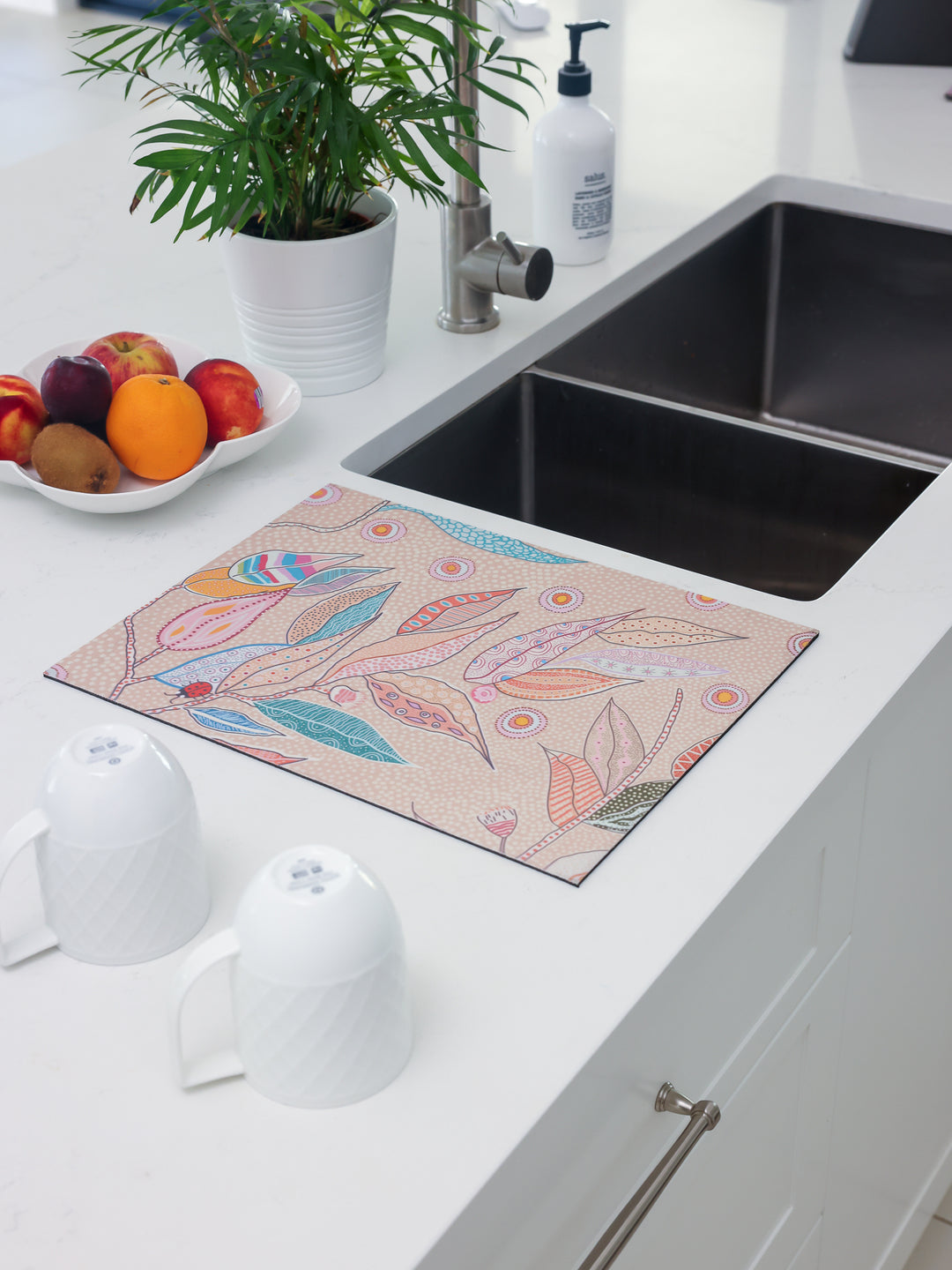 Bush Leaves - Dish Drying Mat