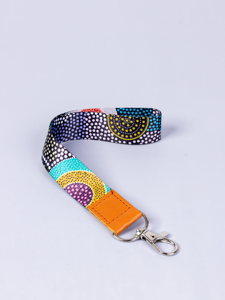 Family Journey - PU Leather Lanyard + Matching Mini PU Lanyard Set