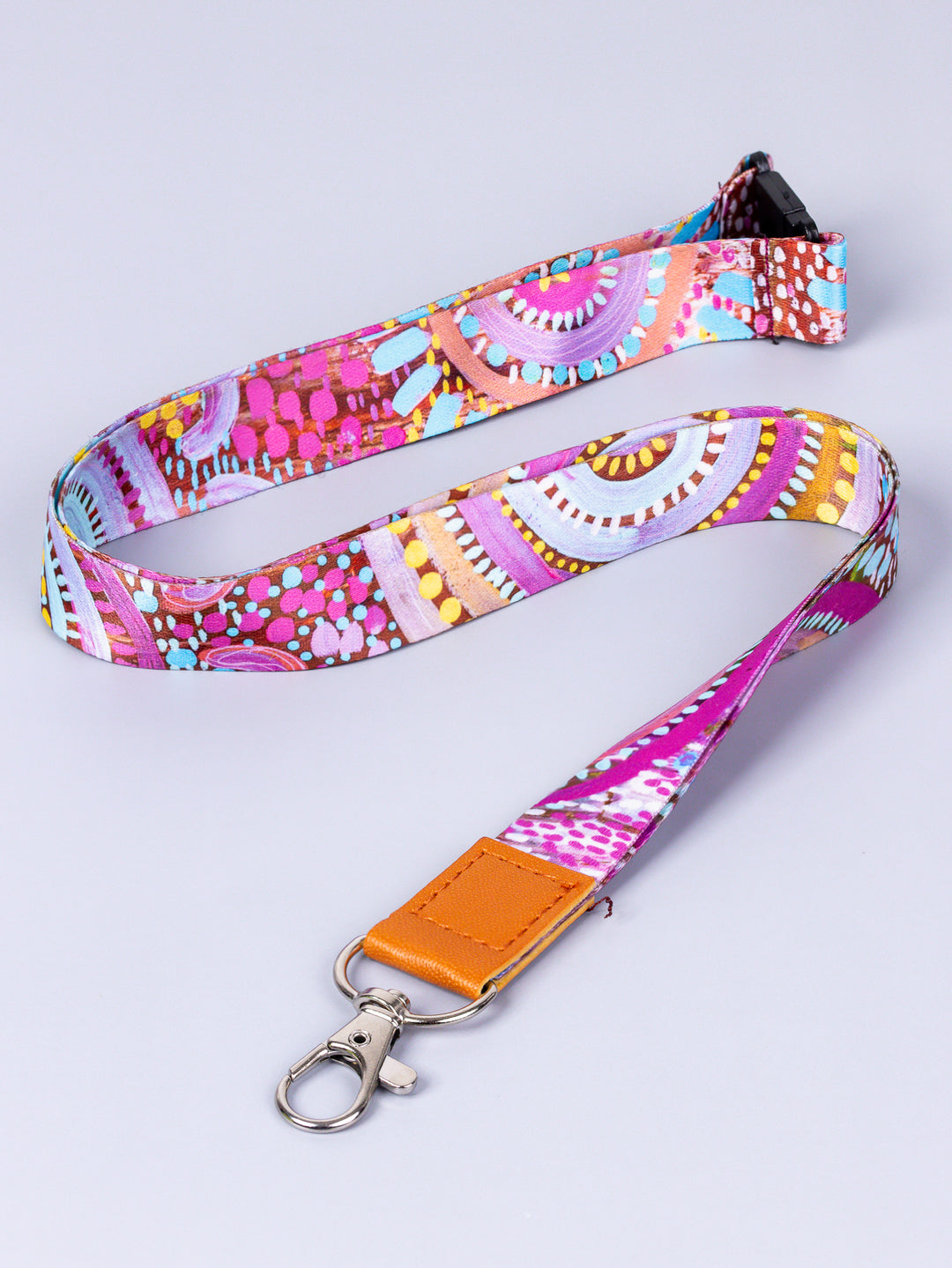 Let's Collect Seashells - PU Leather Lanyard + Matching Mini PU Lanyard Set