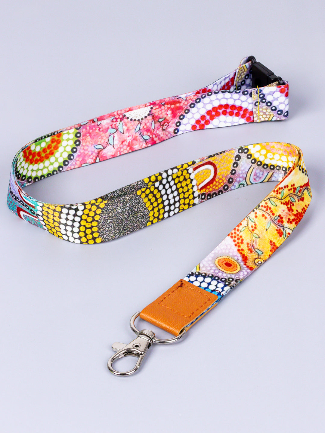 Bushwalks - PU Leather Lanyard + Matching Mini PU Lanyard Set