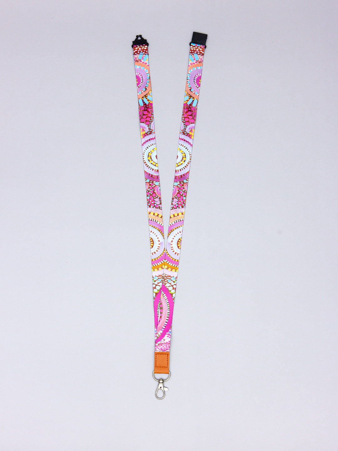 Let's Collect Seashells - PU Leather Lanyard + Matching Mini PU Lanyard Set