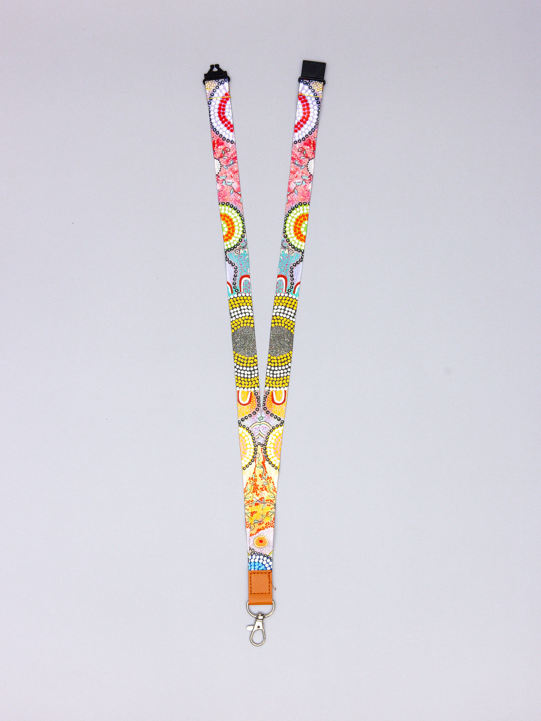 Bushwalks - PU Leather Lanyard + Matching Mini PU Lanyard Set