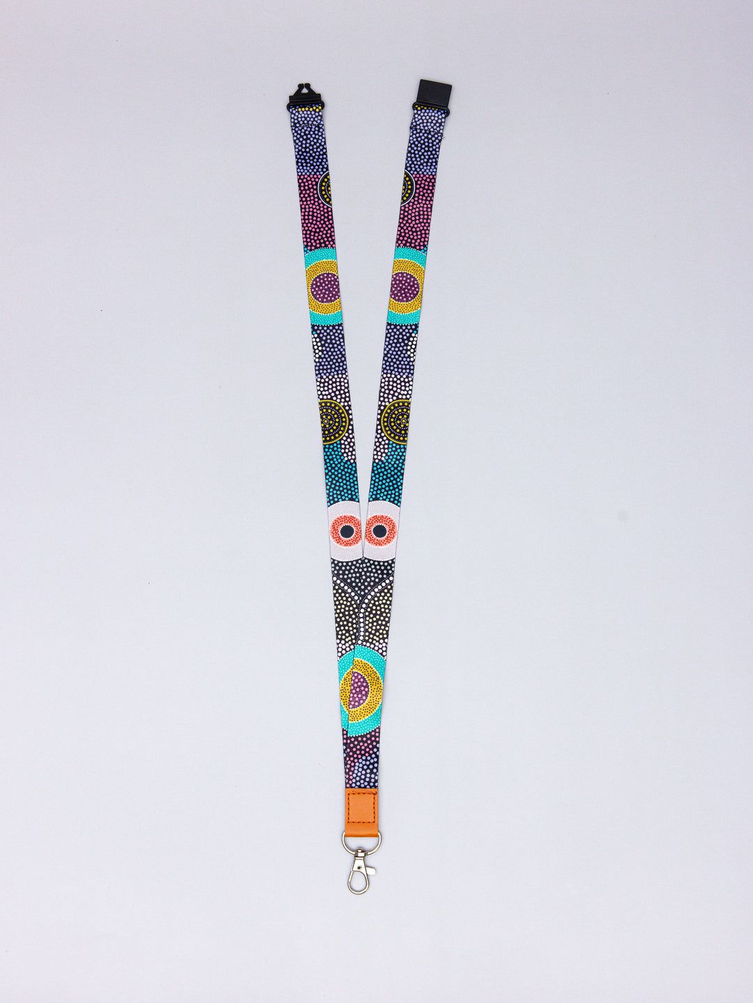 Family Journey - PU Leather Lanyard + Matching Mini PU Lanyard Set