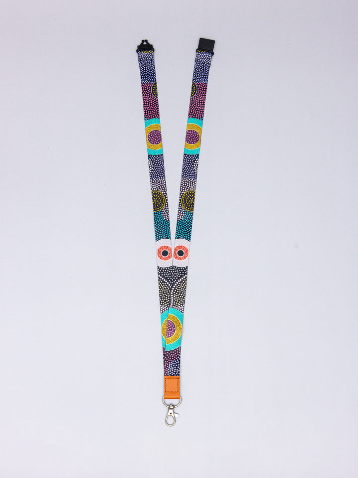 Family Journey - PU Leather Lanyard + Matching Mini PU Lanyard Set