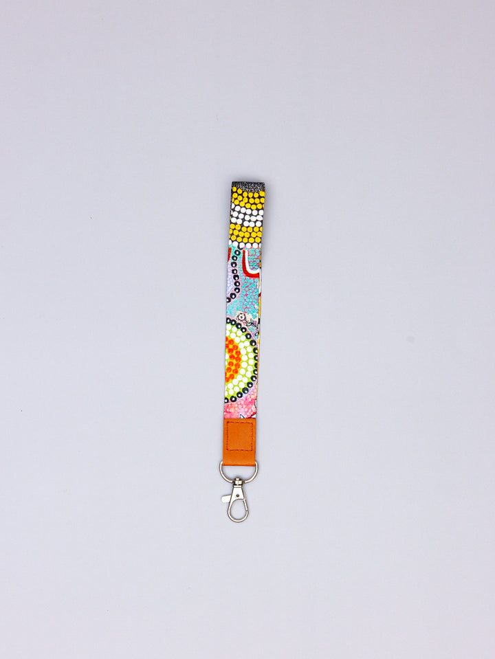 Bushwalks - PU Leather Lanyard + Matching Mini PU Lanyard Set