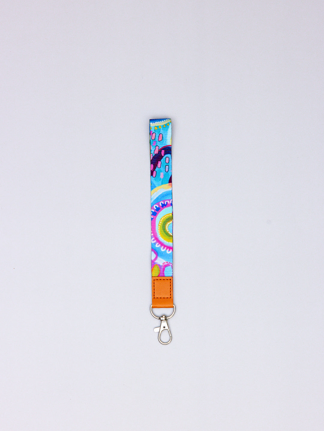 Coral Dreaming - PU Leather Lanyard + Matching Mini PU Lanyard Set