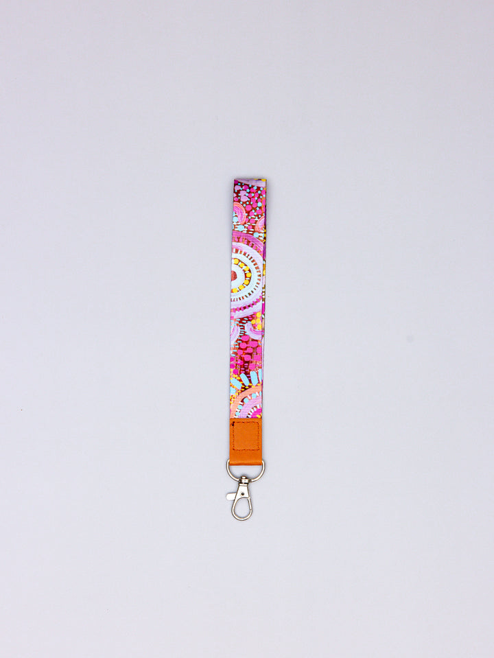 Let's Collect Seashells - PU Leather Lanyard + Matching Mini PU Lanyard Set