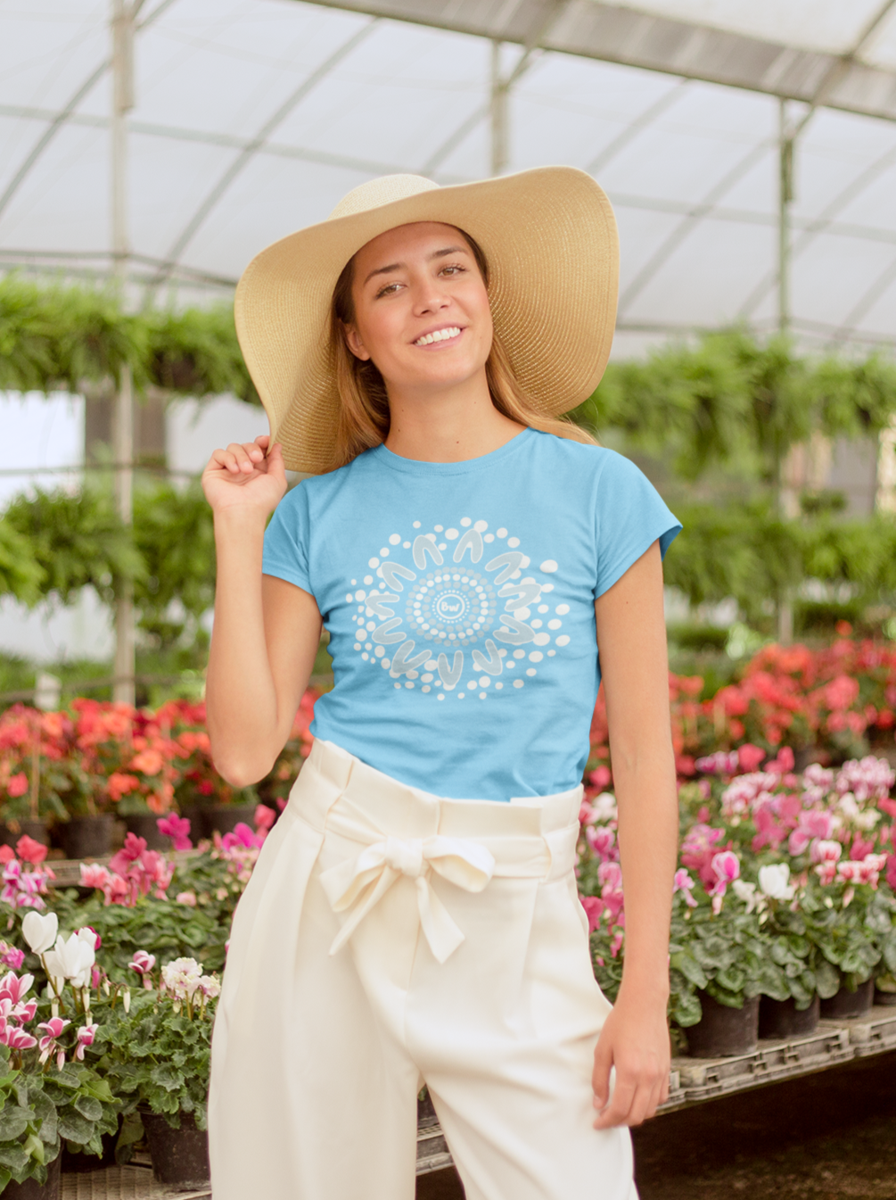 Rise - Light Blue Women's T-Shirt
