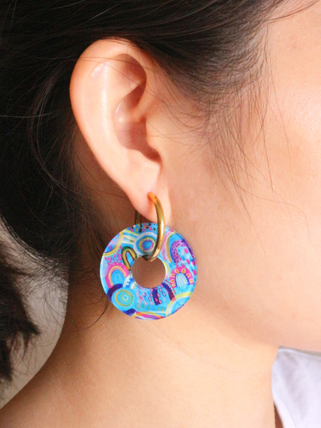 Coral Dreaming & Let's Collect Seashells - Washer Earrings Set