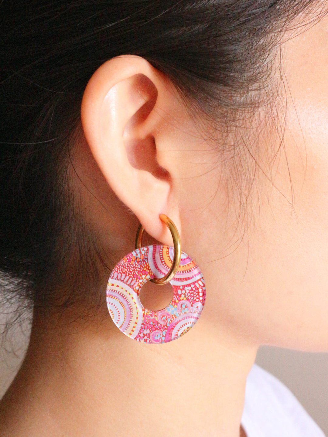 Coral Dreaming & Let's Collect Seashells - Washer Earrings Set