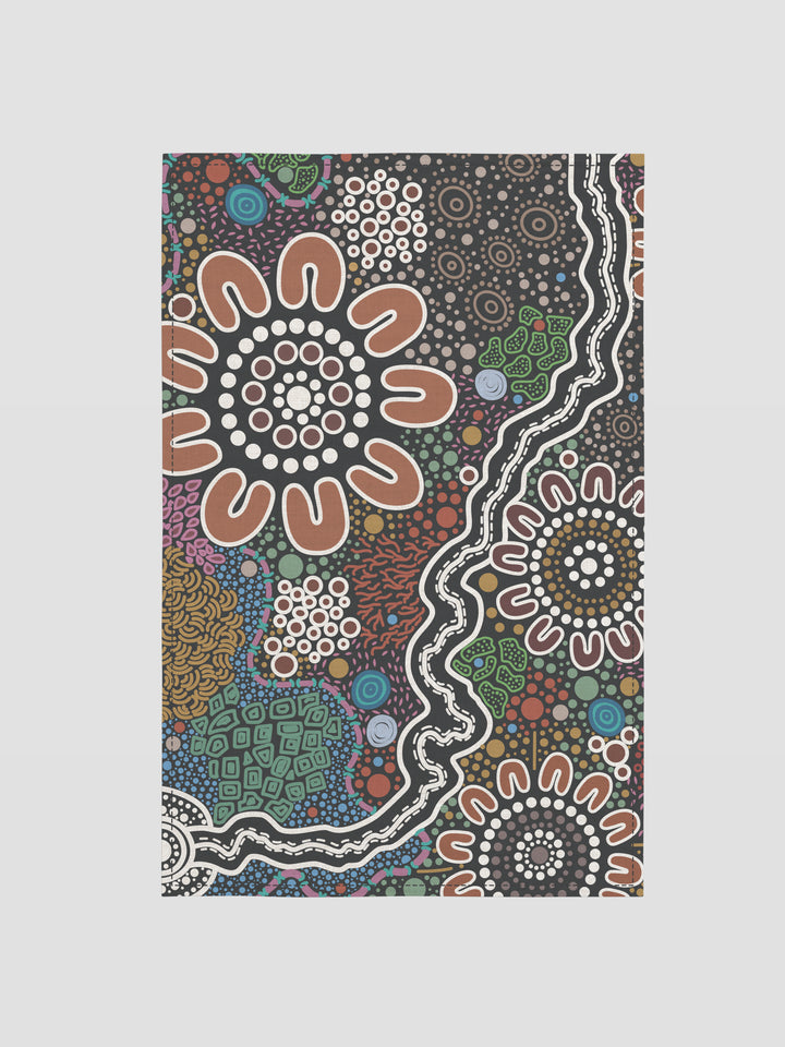Bundian Way - Cotton Crepe Tea Towel