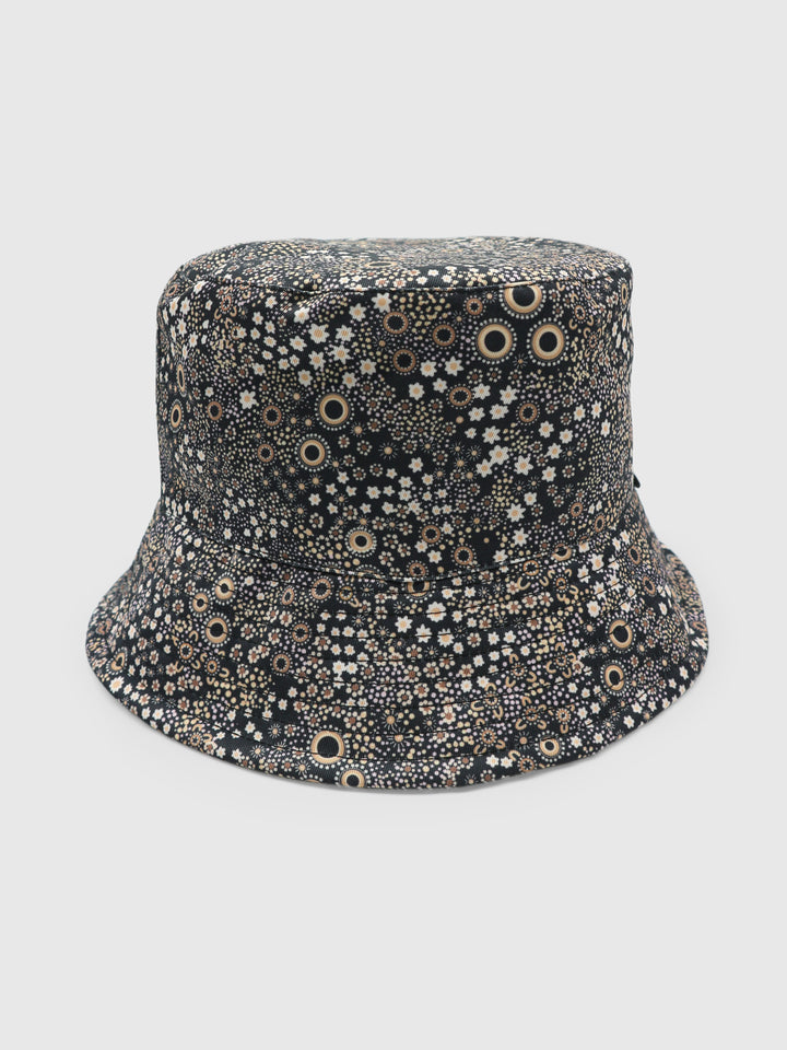 Bush Flower Song (Black) - Bucket Hat