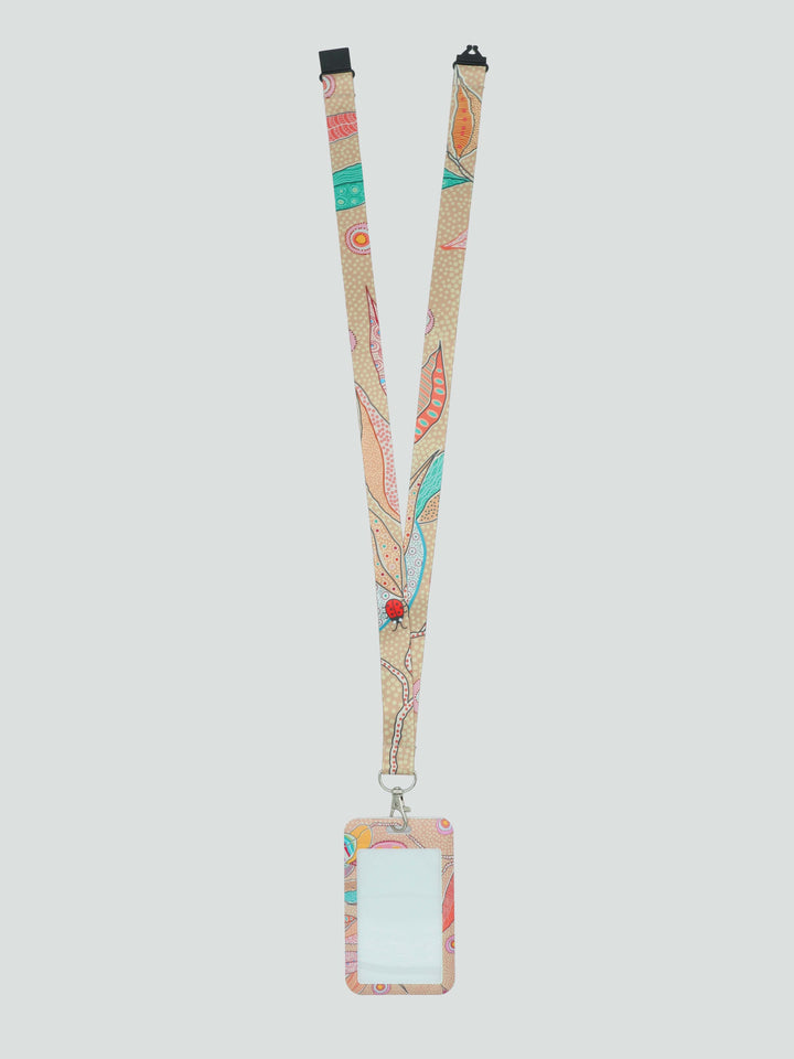 Bush Leaves - Lanyard + Card Holder Set