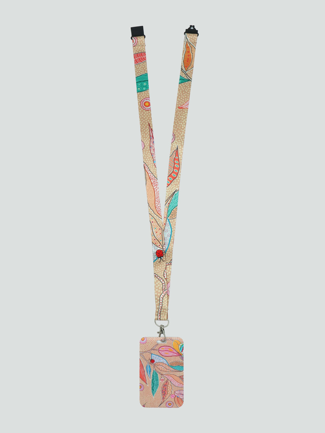 Bush Leaves - Lanyard + Card Holder Set