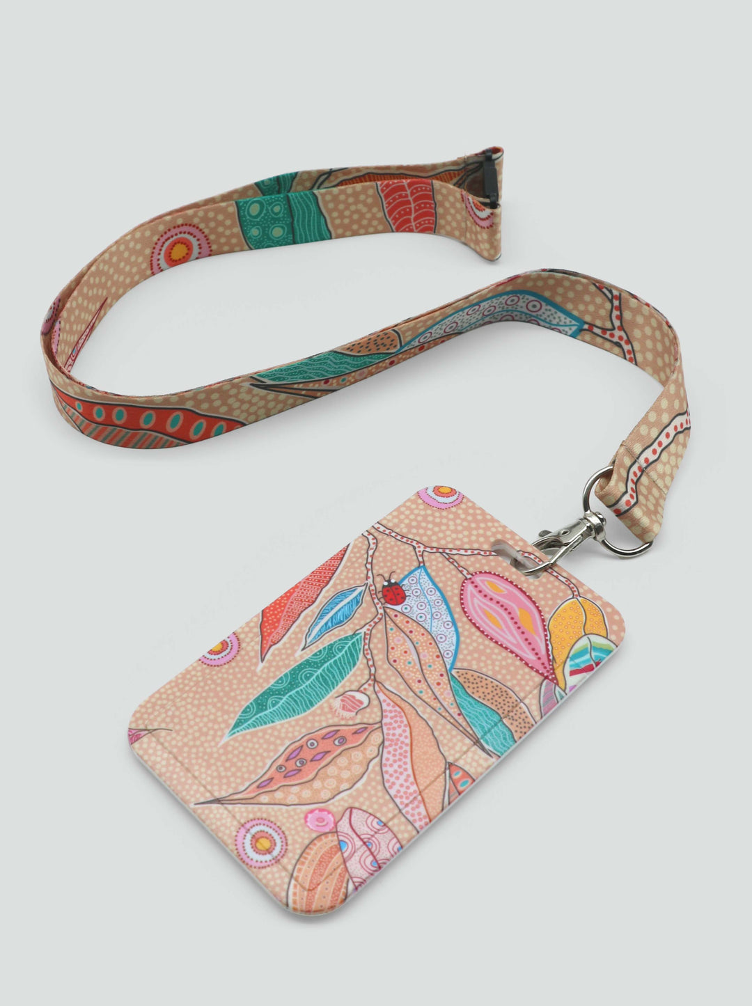 Bush Leaves - Lanyard + Card Holder Set